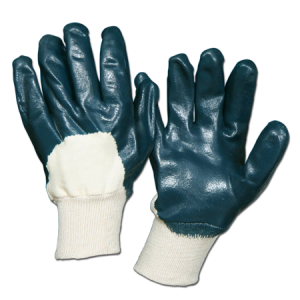 Перчатки облитые «нитрил» синие